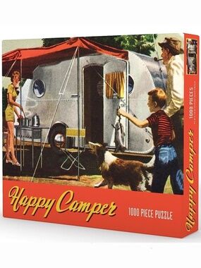 Happy Camper - Trailerama by Phil Noyes 1000 Piece Jigsaw Puzzle Gibbs Smith NEW